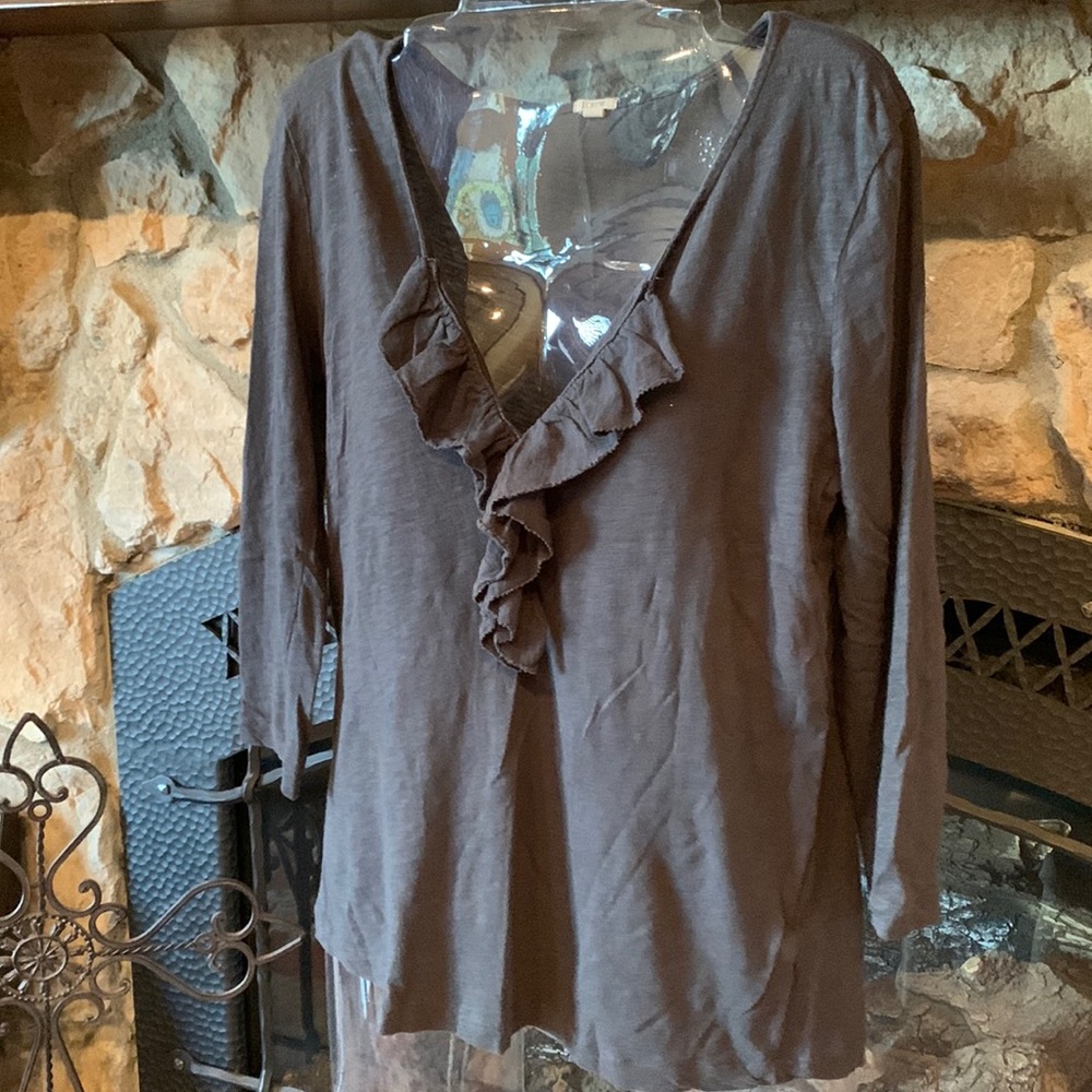 Love love love this J. Crew ruffled top ❤️ super soft Offers welcomed